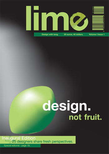 Graphic Design Magazines on The Inaugural Edition Of A Graphic Design Magazine  Inkjet  11  X 17